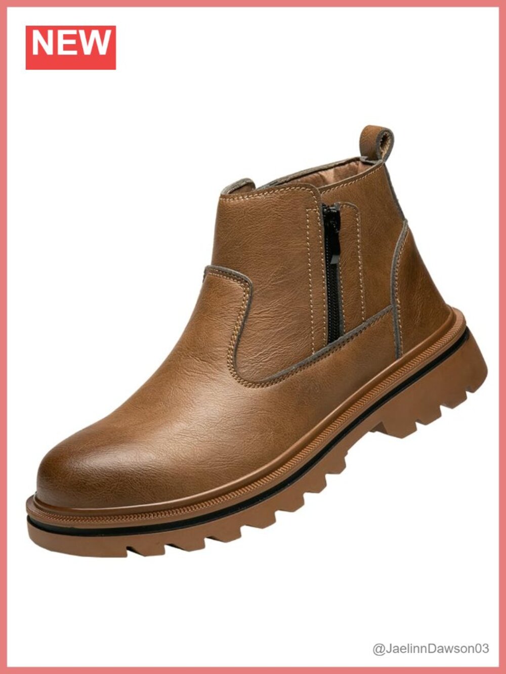 Steel Toe Waterproof Leather Work Boots Lightweight Safety